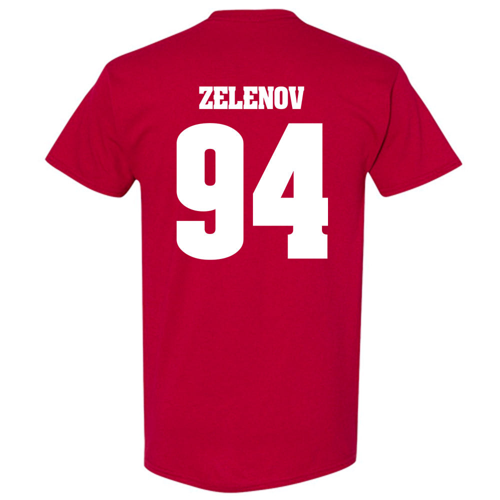Wisconsin - NCAA Men's Ice Hockey : Vasily Zelenov - Classic Shersey T-Shirt-1