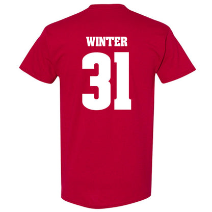 Wisconsin - NCAA Men's Basketball : Nolan Winter - Classic Shersey T-Shirt-1