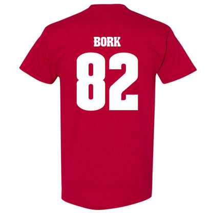 Wisconsin - NCAA Football : Emmett Bork - Classic Shersey T-Shirt-1