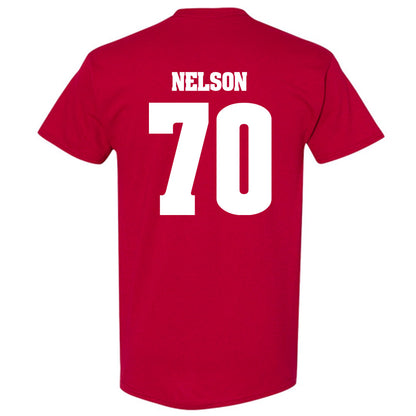 Wisconsin - NCAA Football : Barrett Nelson - Classic Shersey T-Shirt-1