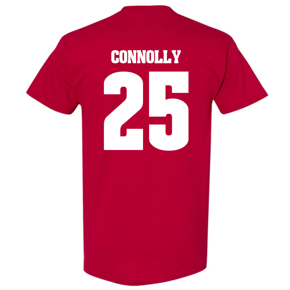 Wisconsin - NCAA Women's Soccer : Erin Connolly - Classic Shersey T-Shirt-1