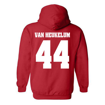 Wisconsin - NCAA Men's Soccer : Luke Van Heukelum - Classic Shersey Hooded Sweatshirt-1