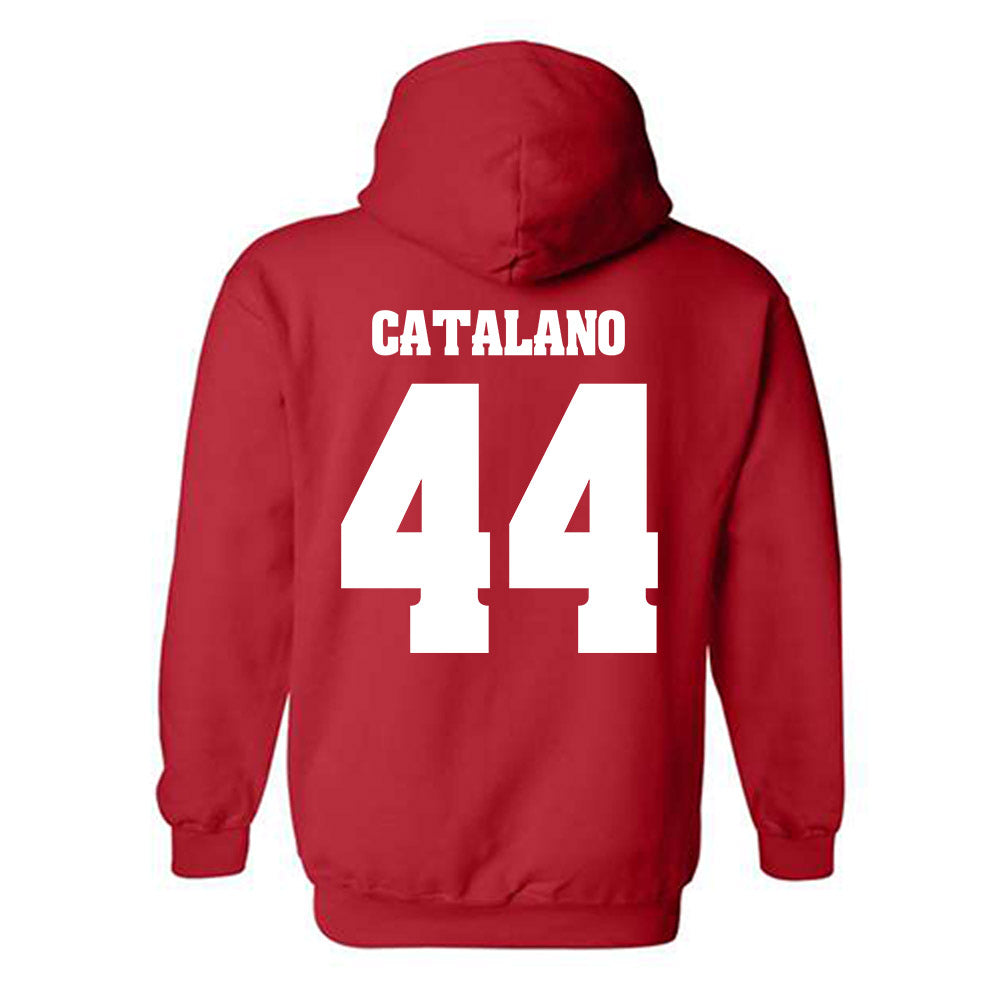 Wisconsin - NCAA Football : Cooper Catalano - Classic Shersey Hooded Sweatshirt-1