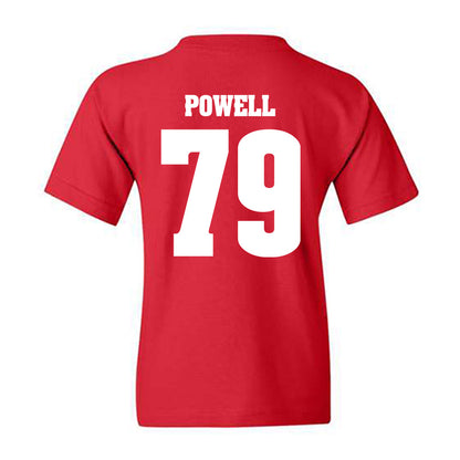 Wisconsin - NCAA Football : Logan Powell - Classic Shersey Youth T-Shirt-1