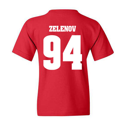 Wisconsin - NCAA Men's Ice Hockey : Vasily Zelenov - Classic Shersey Youth T-Shirt-1
