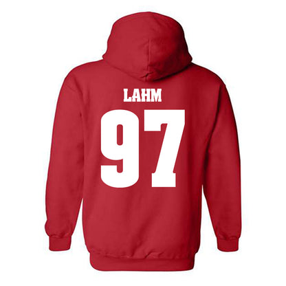 Wisconsin - NCAA Football : Gavin Lahm - Classic Shersey Hooded Sweatshirt-1