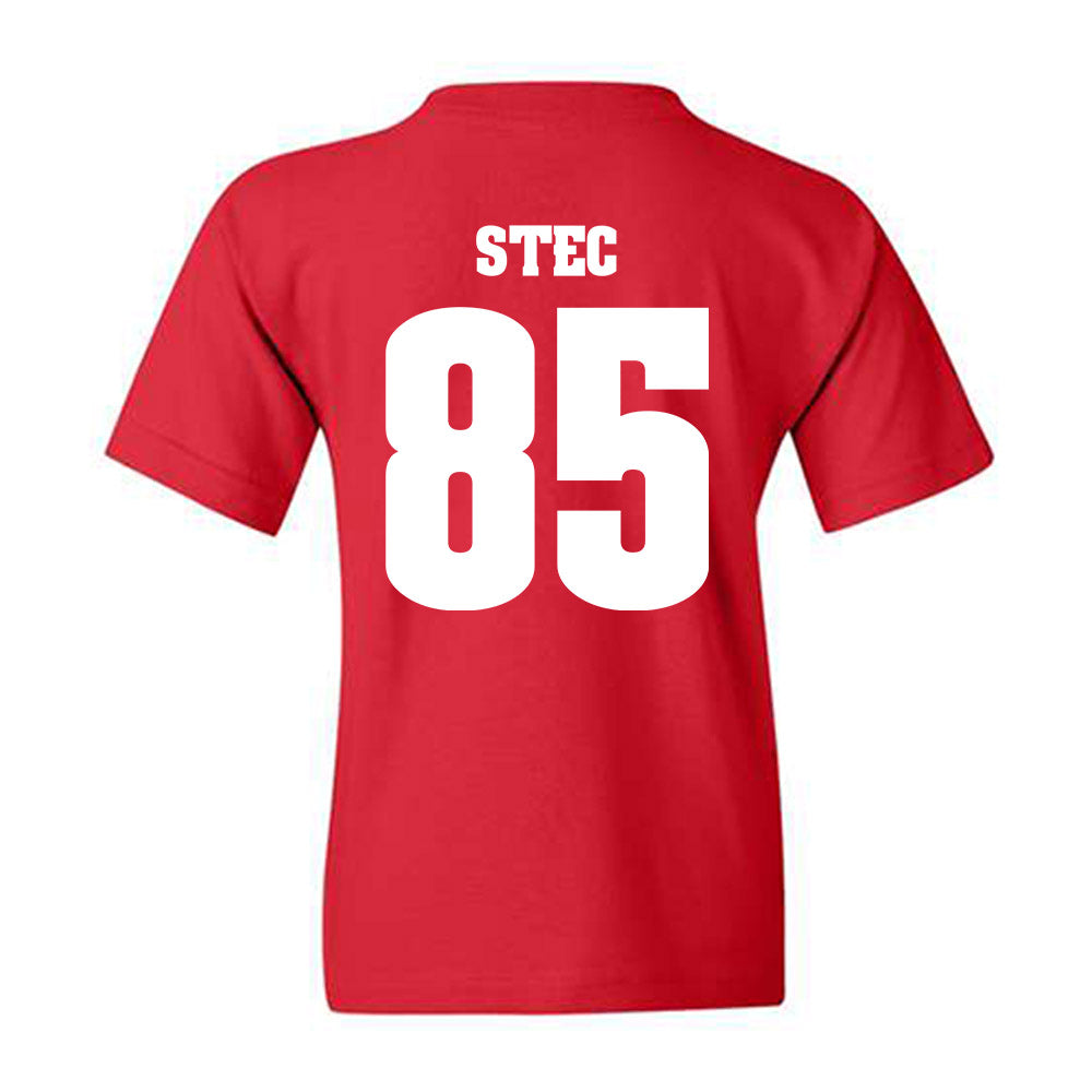 Wisconsin - NCAA Football : Grant Stec - Classic Shersey Youth T-Shirt-1