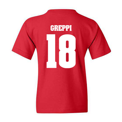 Wisconsin - NCAA Men's Basketball : Riccardo Greppi - Classic Shersey Youth T-Shirt-1