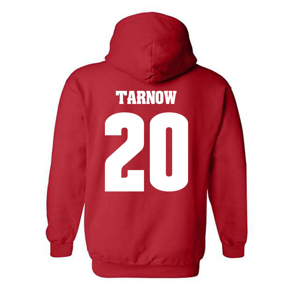 Wisconsin - NCAA Women's Volleyball : Lynney Tarnow - Classic Shersey Hooded Sweatshirt-1
