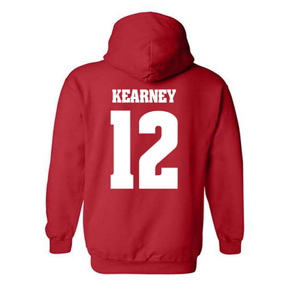 Wisconsin - NCAA Football : Zion Kearney - Classic Shersey Hooded Sweatshirt-1