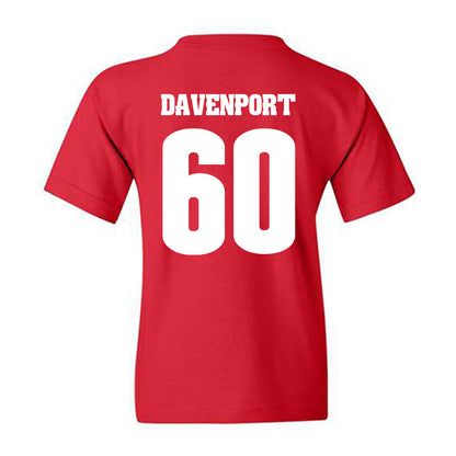 Wisconsin - NCAA Football : Nolan Davenport - Classic Shersey Youth T-Shirt-1