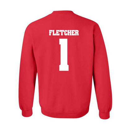 Wisconsin - NCAA Football : Eric Fletcher - Classic Shersey Crewneck Sweatshirt-1