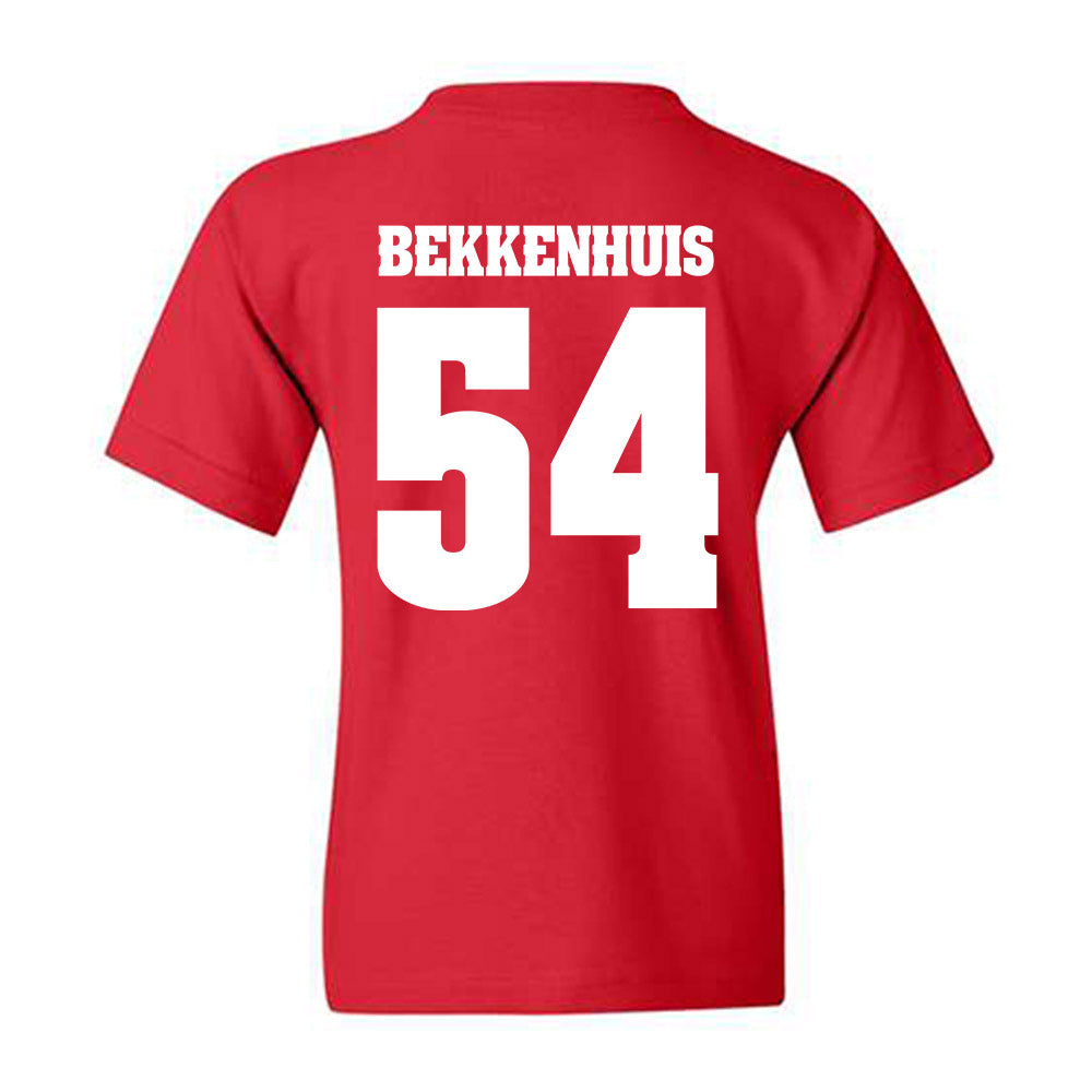 Wisconsin - NCAA Football : Brady Bekkenhuis - Classic Shersey Youth T-Shirt-1