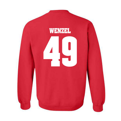 Wisconsin - NCAA Football : Ben Wenzel - Classic Shersey Crewneck Sweatshirt-1