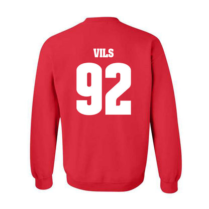Wisconsin - NCAA Football : Nolan Vils - Classic Shersey Crewneck Sweatshirt-1