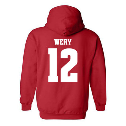 Wisconsin - NCAA Softball : Addison Wery - Classic Shersey Hooded Sweatshirt-1