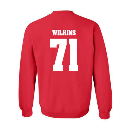 Wisconsin - NCAA Football : Pj Wilkins - Classic Shersey Crewneck Sweatshirt-1