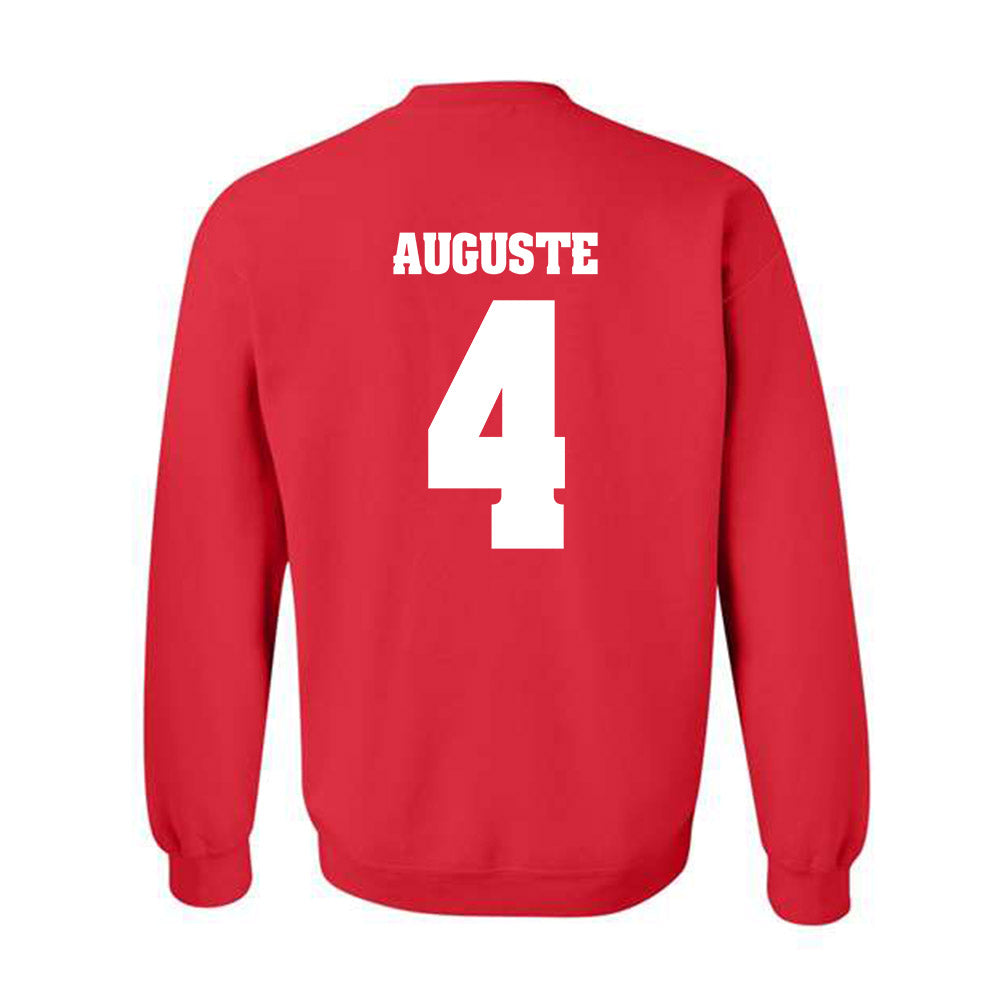 Wisconsin - NCAA Women's Volleyball : Jaela Auguste - Classic Shersey Crewneck Sweatshirt-1