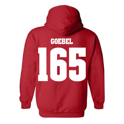 Wisconsin - NCAA Wrestling : Cody Goebel - Classic Shersey Hooded Sweatshirt-1