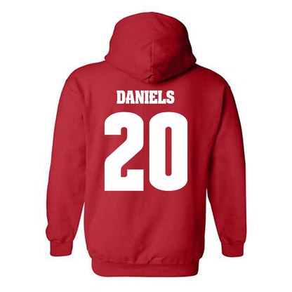 Wisconsin - NCAA Women's Basketball : Kyrah Daniels - Classic Shersey Hooded Sweatshirt-1