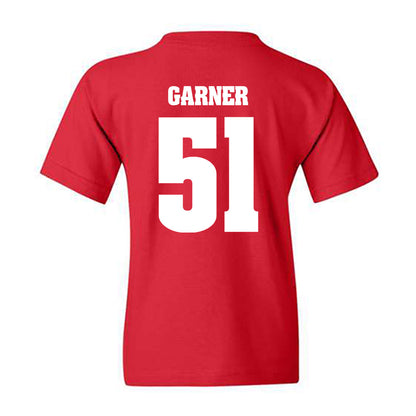 Wisconsin - NCAA Football : Micheal Garner - Classic Shersey Youth T-Shirt-1