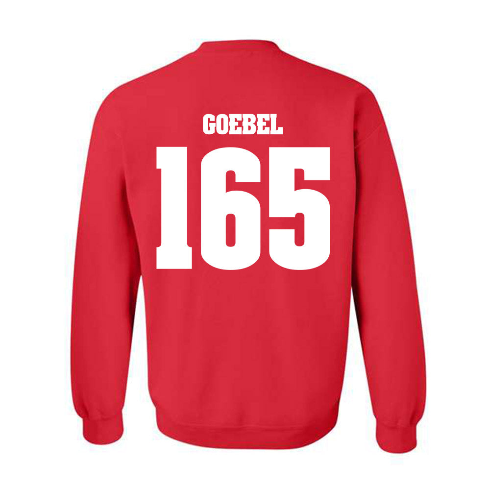 Wisconsin - NCAA Wrestling : Cody Goebel - Classic Shersey Crewneck Sweatshirt-1