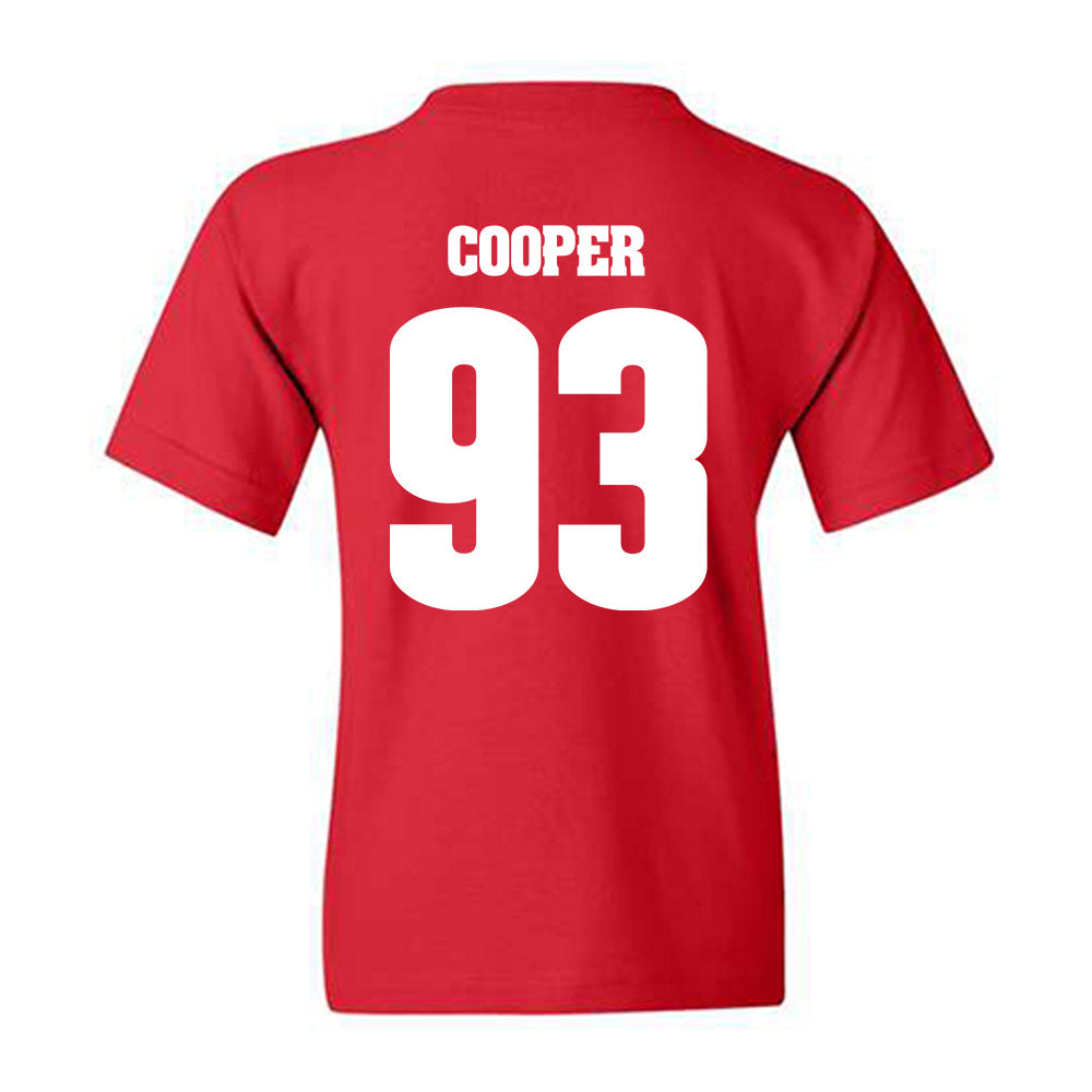 Wisconsin - NCAA Football : DeNigel Cooper - Classic Shersey Youth T-Shirt-1
