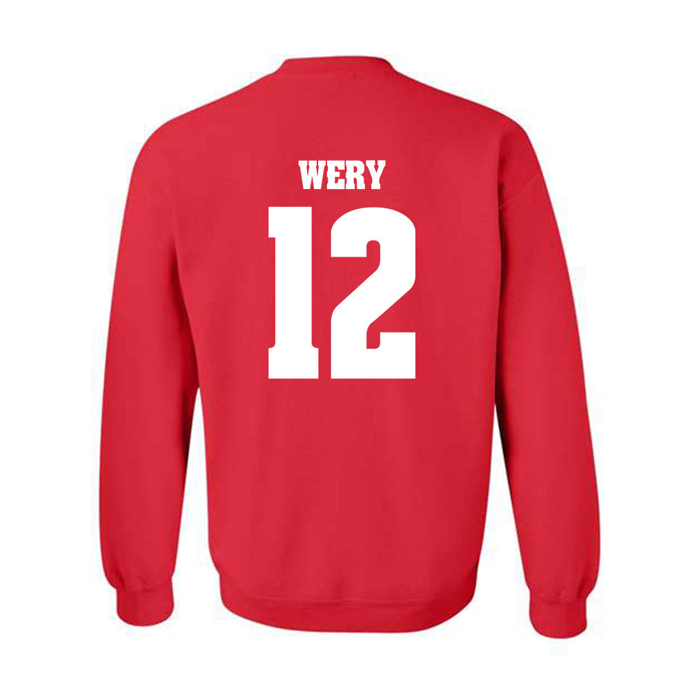 Wisconsin - NCAA Softball : Addison Wery - Classic Shersey Crewneck Sweatshirt-1