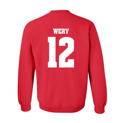 Wisconsin - NCAA Softball : Addison Wery - Classic Shersey Crewneck Sweatshirt-1