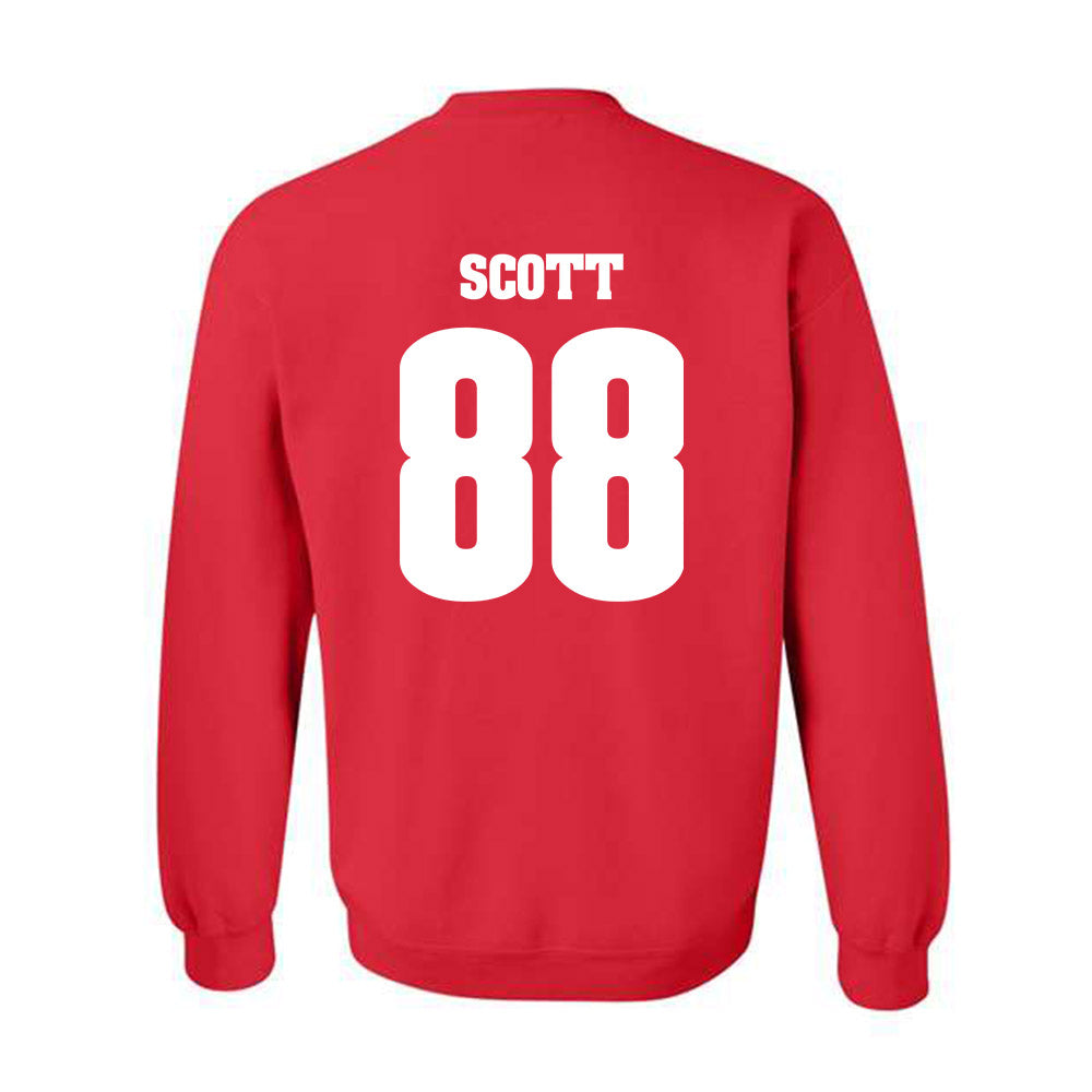 Wisconsin - NCAA Women's Volleyball : Kymora Scott - Classic Shersey Crewneck Sweatshirt-1