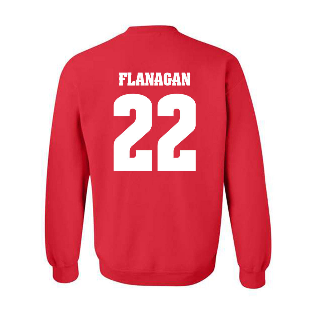 Wisconsin - NCAA Women's Volleyball : Audrey Flanagan - Classic Shersey Crewneck Sweatshirt-1