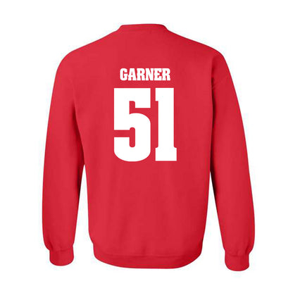 Wisconsin - NCAA Football : Micheal Garner - Classic Shersey Crewneck Sweatshirt-1