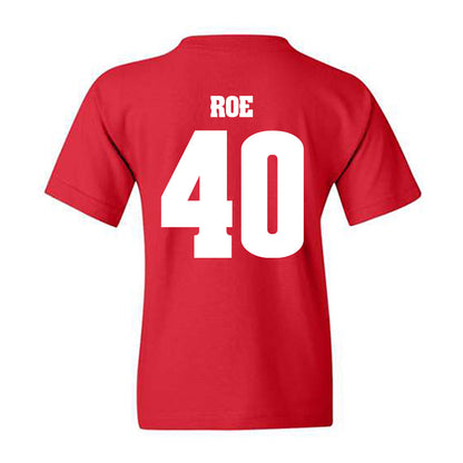 Wisconsin - NCAA Football : James Roe - Classic Shersey Youth T-Shirt-1