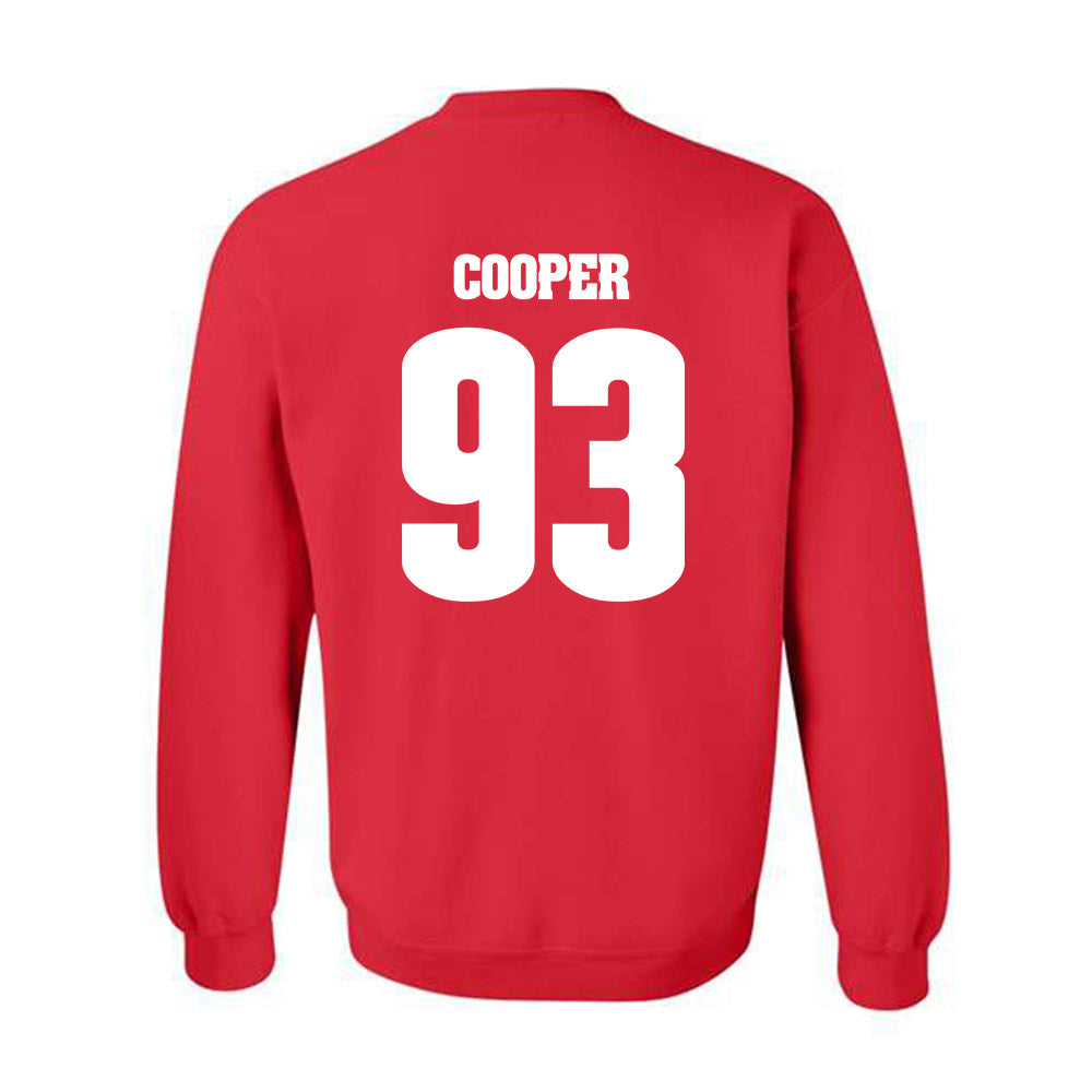 Wisconsin - NCAA Football : DeNigel Cooper - Classic Shersey Crewneck Sweatshirt-1