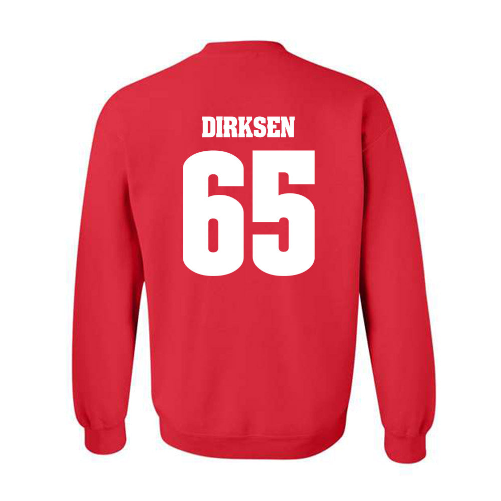 Wisconsin - NCAA Football : Aiden Dirksen - Classic Shersey Crewneck Sweatshirt-1