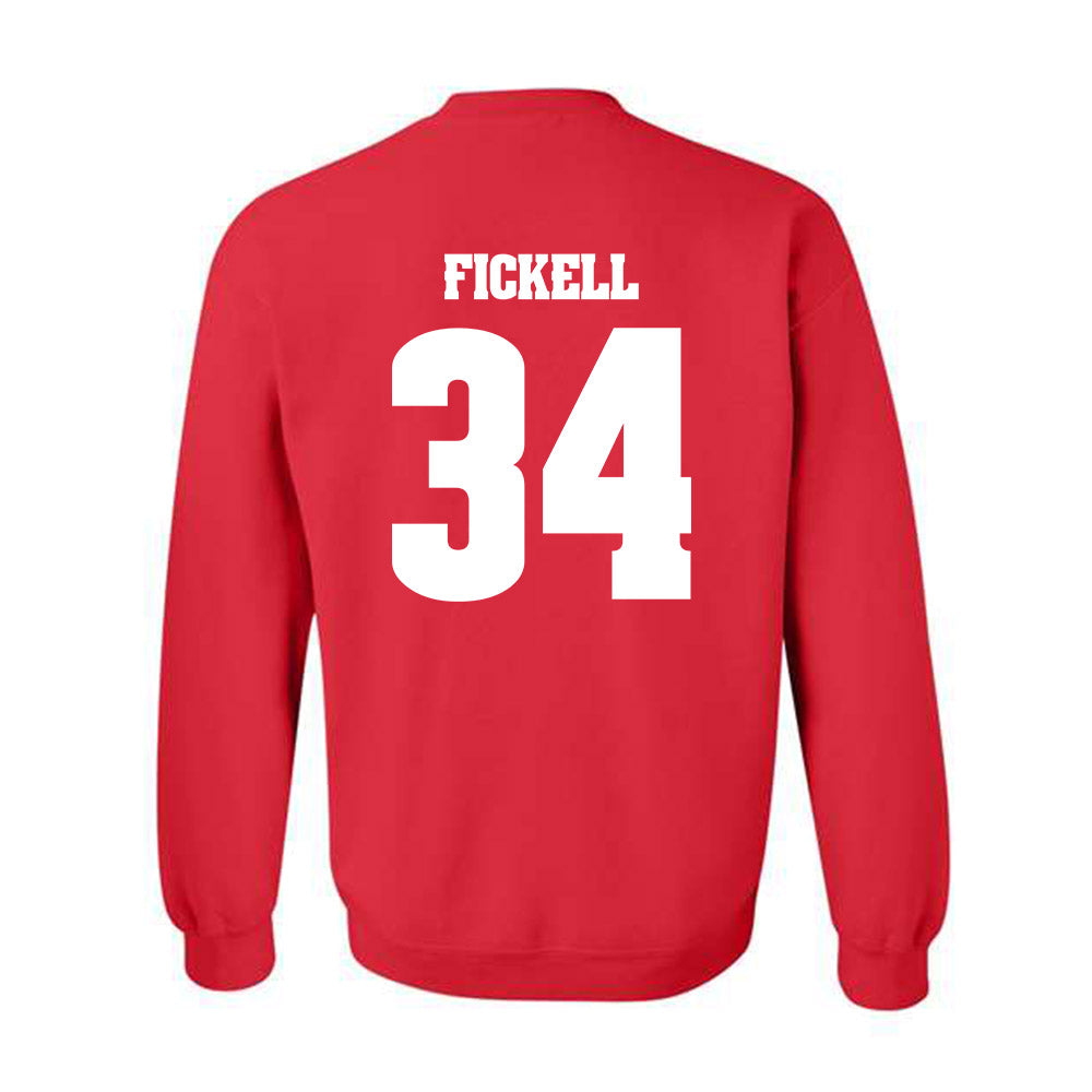 Wisconsin - NCAA Football : Ashton Fickell - Classic Shersey Crewneck Sweatshirt-1