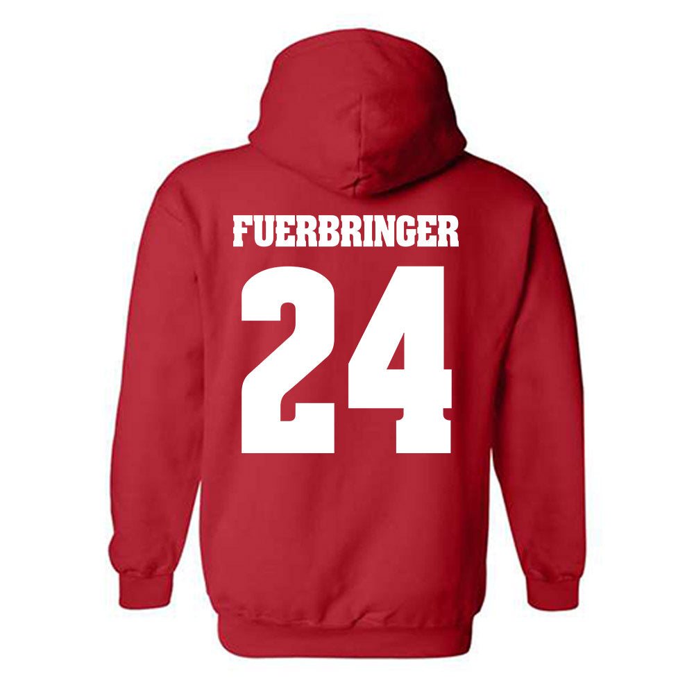 Wisconsin - NCAA Women's Volleyball : Charlie Fuerbringer - Classic Shersey Hooded Sweatshirt-1