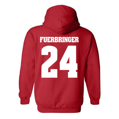 Wisconsin - NCAA Women's Volleyball : Charlie Fuerbringer - Classic Shersey Hooded Sweatshirt-1