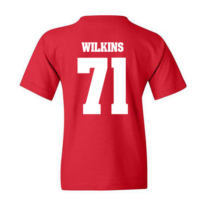 Wisconsin - NCAA Football : Pj Wilkins - Classic Shersey Youth T-Shirt-1