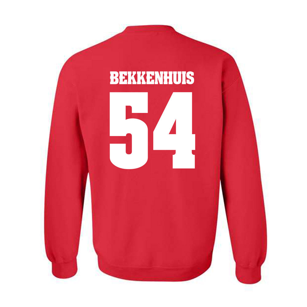 Wisconsin - NCAA Football : Brady Bekkenhuis - Classic Shersey Crewneck Sweatshirt-1