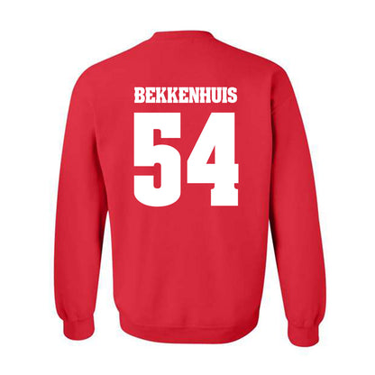 Wisconsin - NCAA Football : Brady Bekkenhuis - Classic Shersey Crewneck Sweatshirt-1