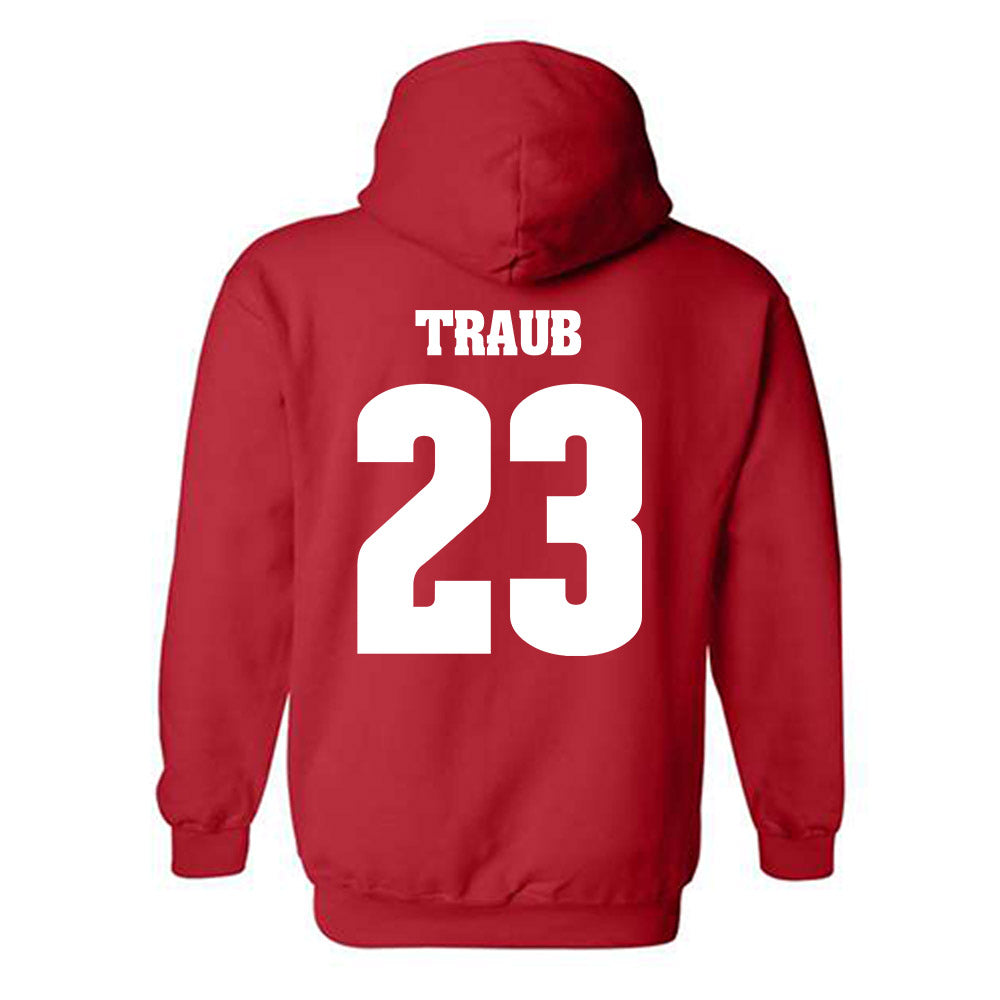 Wisconsin - NCAA Women's Soccer : Izy Traub - Classic Shersey Hooded Sweatshirt-1