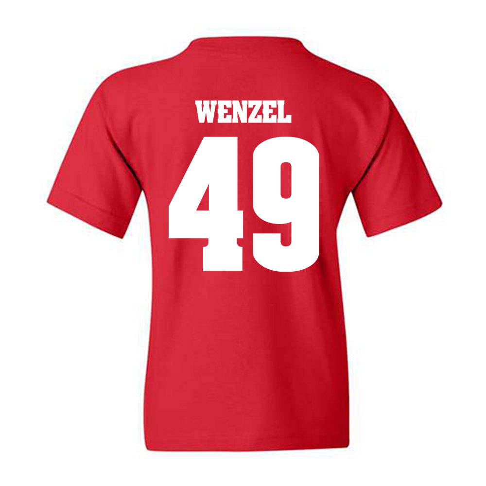 Wisconsin - NCAA Football : Ben Wenzel - Classic Shersey Youth T-Shirt-1