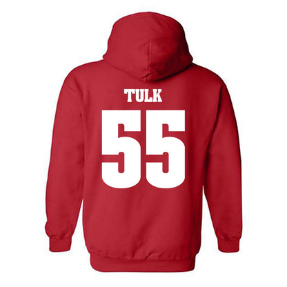 Wisconsin - NCAA Men's Ice Hockey : Oliver Tulk - Classic Shersey Hooded Sweatshirt-1