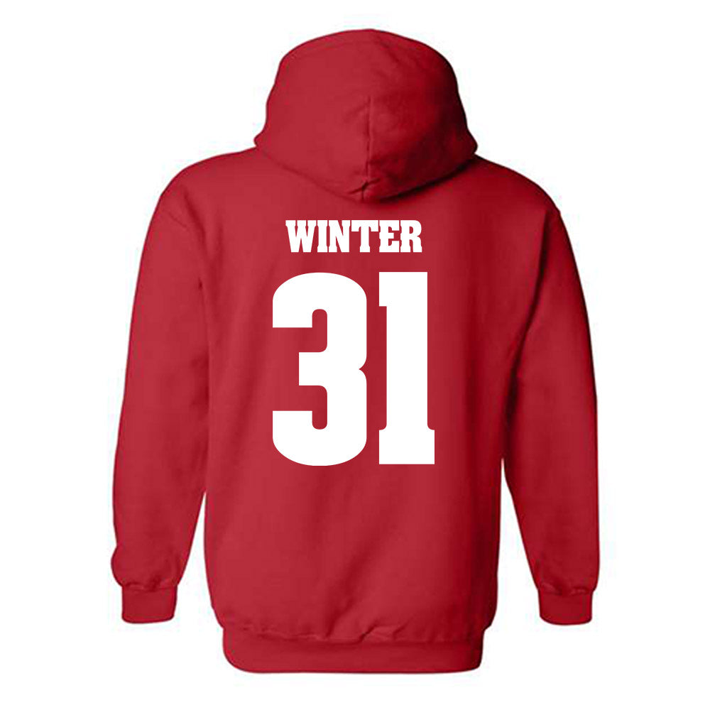 Wisconsin - NCAA Men's Basketball : Nolan Winter - Classic Shersey Hooded Sweatshirt-1