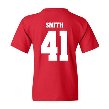 Wisconsin - NCAA Football : McCoy Smith - Classic Shersey Youth T-Shirt-1