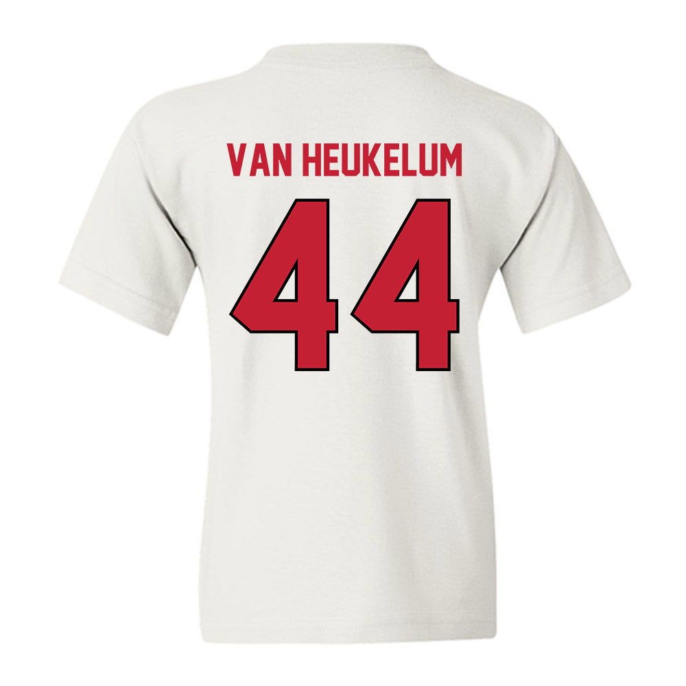 Wisconsin - NCAA Men's Soccer : Luke Van Heukelum - Classic Shersey Youth T-Shirt-1