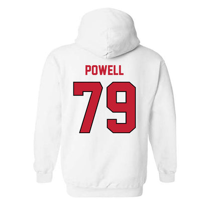 Wisconsin - NCAA Football : Logan Powell - Classic Shersey Hooded Sweatshirt-1