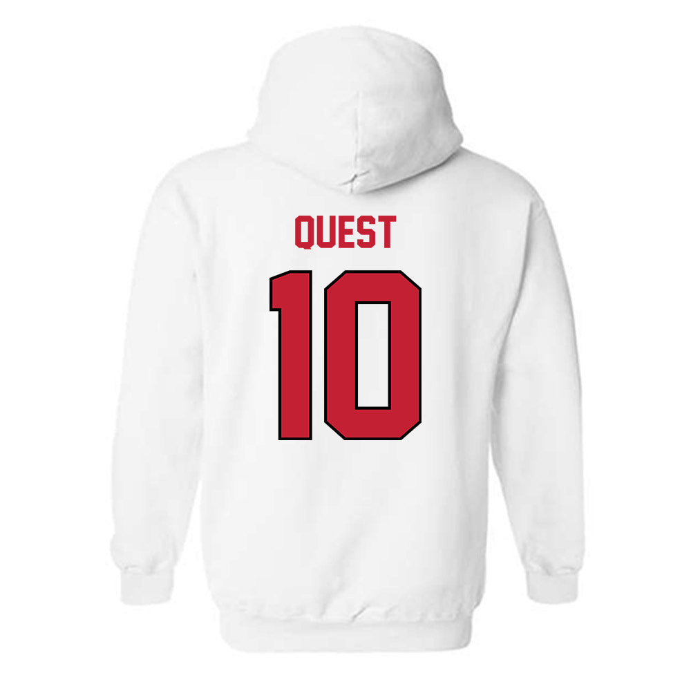 Wisconsin - NCAA Women's Volleyball : Madison Quest - Classic Shersey Hooded Sweatshirt-1