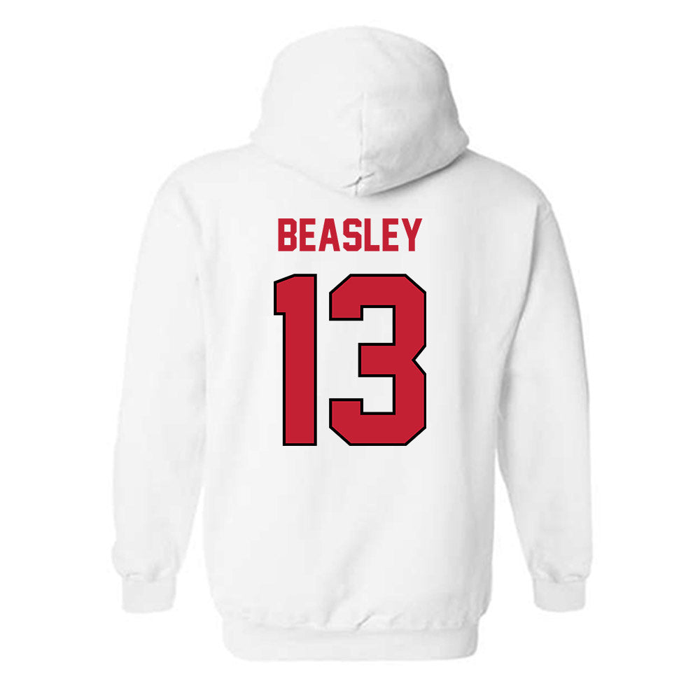 Wisconsin - NCAA Women's Soccer : Sascha Beasley - Classic Shersey Hooded Sweatshirt-1